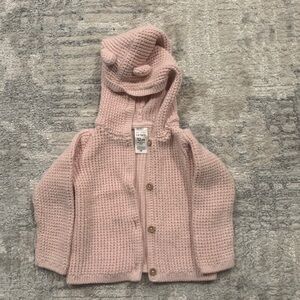 Pink knit sweater